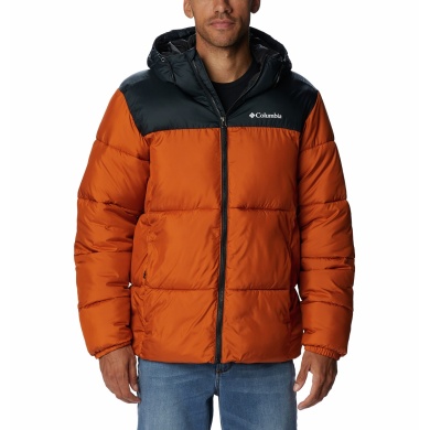 Columbia Winter Jacket Puffect with Hood (Thermarator Insulation, waterproof) copper orange Men